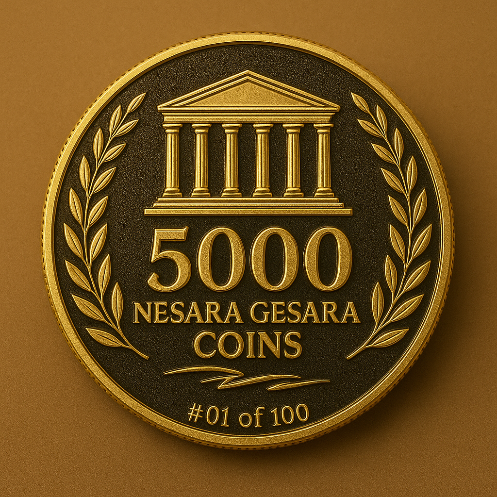 NESARA GESARA VIP PREMIUM COIN