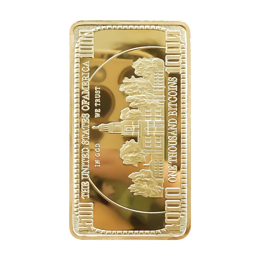 Trump 1000 Bitcoins Gold Bar - Image 4