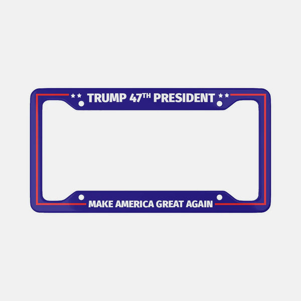 Trump 47th President - License Plate Frame